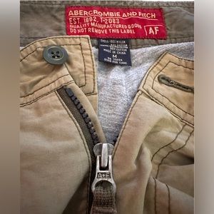 VTG 90’s Abercrombie & Fitch Pants M 36X30” Paratrooper Cargo Y2K Baggy Khaki